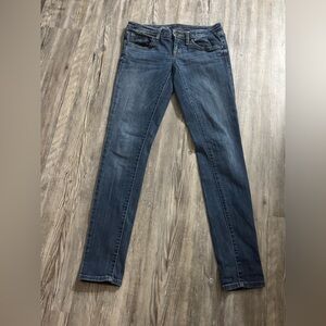 Mossimo Supply Co. Blue Skinny Jeans EUC